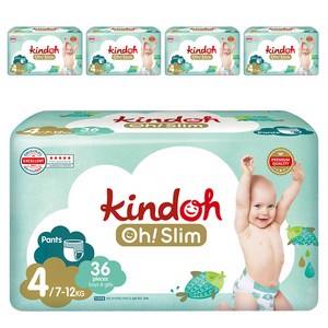 킨도 프리미엄 오슬림 팬티형 기저귀 아동용, 4단계, 180매