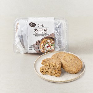 맑은물에 구수한 청국장, 200g, 5입