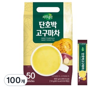 자연생각 단호박고구마 차, 18g, 50개입, 2개