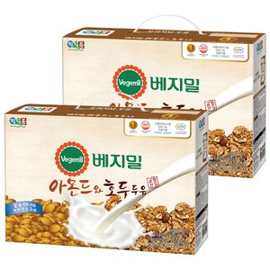 베지밀 아몬드와 호두 두유, 190ml, 48개