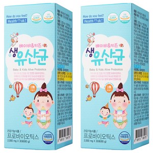 헬퍼장 베이비 키즈 생유산균, 60g, 2개