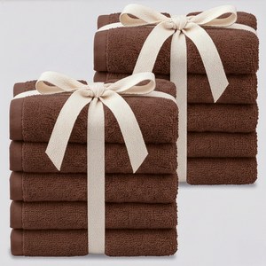 탐사 시그니처 리본패킹 호텔 수건 200g 40수, 모카브라운, 10개