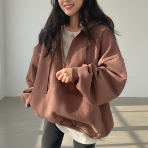 피어니스트 오버핏 후드 지퍼 맨투맨