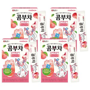 담터 포켓몬 납작복숭아 콤부차