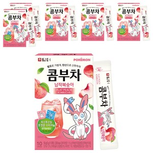 담터 포켓몬 납작복숭아 콤부차
