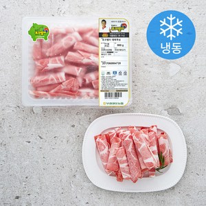 포크밸리 한돈 대패 목심 구이용 (냉동), 500g, 1팩