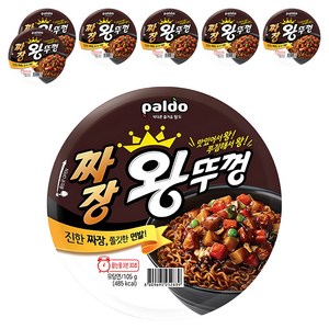 왕뚜껑 짜장 105g, 7개