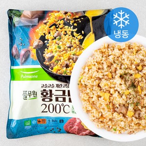 풀무원 고슬고슬 계란코팅 황금밥알 포크 스크램블 볶음밥 (냉동), 210g, 4개