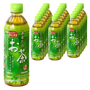 산가리아 당신의 녹차, 500ml, 18개