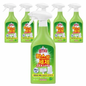 홈스타 락스와세제 욕실청소용 폼 스프레이 후레쉬, 500ml, 6개