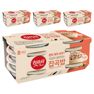 햇반 잡곡밥, 210g, 32개