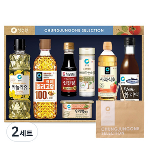 청정원 행복 9호 선물세트 + 쇼핑백, 2세트