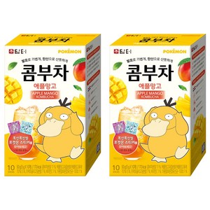 담터 포켓몬 콤부차 애플망고, 5g, 10개입, 2개