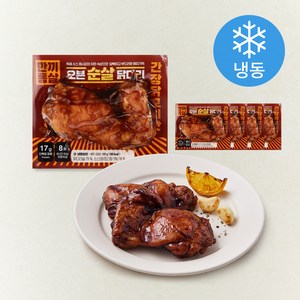 한끼통살 오븐 순살 닭다리 간장닭꼬치맛 (냉동), 100g, 5개