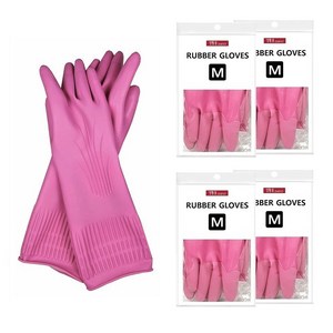 생활을그리다 고무장갑, 핑크, 중(M), 5개