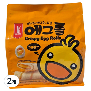 kaman 크리스피 에그롤 계란맛 쿠키과자, 200g, 2개