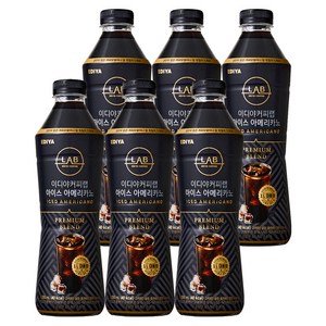 이디야커피연구소 아이스 아메리카노, 1L, 6개