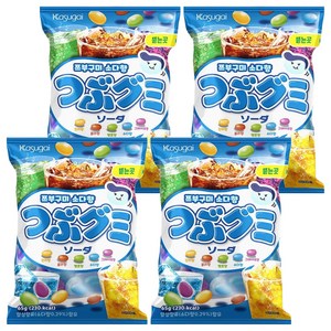 카수가이 쯔부구미 소다향, 65g, 4개