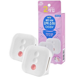 에어후레쉬 데옥스 화장실용 비치형 방향제 2p, 12ml, 1개, 꽃향
