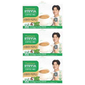 맥널티커피 스테비아 커피믹스, 9.5g, 30개입, 3개