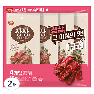 상상육포 동원 오리지널 4p, 120g, 2개