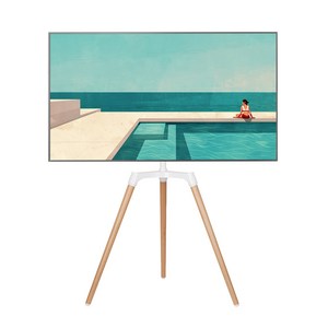 더함 이젤형 스튜디오 TV 스탠드 TYPE-A 화이트