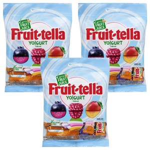 후르트텔라 요구르트향 츄잉캔디, 100g, 3개