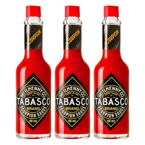 타바스코 스콜피온 소스, 60ml, 3개