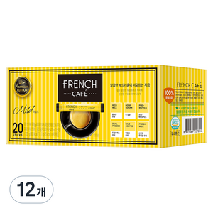 프렌치카페 카페믹스 마일드, 11.1g, 20개입, 12개