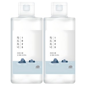 라운드랩 1025 독도 토너, 200ml, 2개