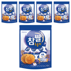 크라운 참쌀 누룽지, 216g, 5개