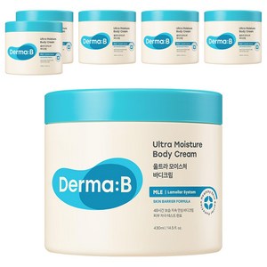 더마비 울트라 모이스처 바디크림, 430ml, 6개