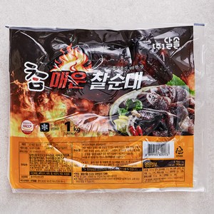 달솔 참 매운찰순대, 1kg, 1개