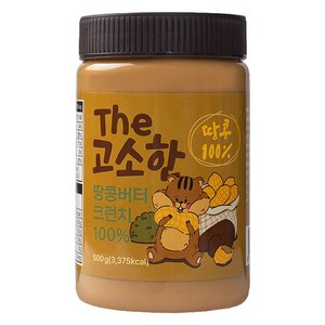 이엔푸드 더 고소한 땅콩버터 크런치 100%, 500g, 1개