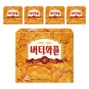 크라운 버터와플, 316g, 5개