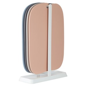 코멧 홈 용도별로 사용하는 BPA FREE TPU 걸이형 인덱스 도마 4p + 거치대 세트
