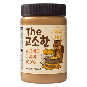 이엔푸드 더 고소한 땅콩버터 크리미 100%, 500g, 1개