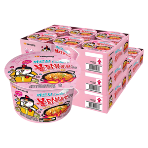 불닭볶음면 큰컵 까르보 트레이 105g, 24개
