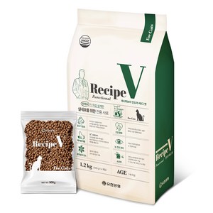 유한양행레시피브이 고양이 처방식사료, 인도어, 1.2kg, 1개