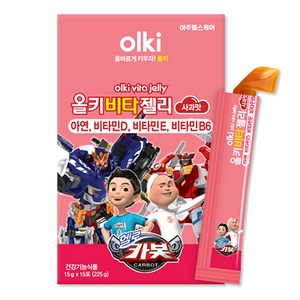올키 비타젤리 사과맛 15p, 225g, 1개