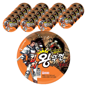 왕뚜껑 김치 컵라면 110g, 20개