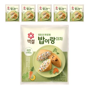 백설 밥이랑 야채, 27g, 6개