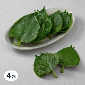 무농약 인증 국내산 추부깻잎, 35g, 4팩