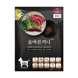 올바른끼니 강아지 기능성 사료, 장건강/유산균, 1.2kg, 1개