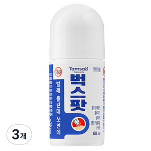 탐사 벌레물린데 바르는 벅스팟, 60ml, 3개