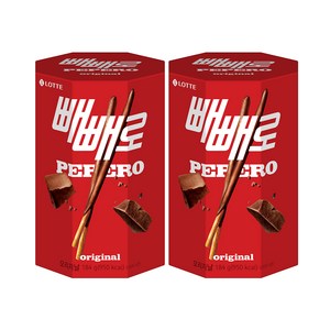 빼빼로 오리지날, 184g, 2개