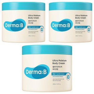 더마비 울트라 모이스처 바디크림, 430ml, 3개