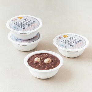짱죽 웰빙죽 쌀눈 팥죽 (냉장), 200g, 4개