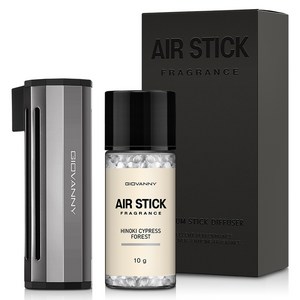GIOVANNY 에어스틱 차량용 방향제 케이스 1p + 리필 10g 1p