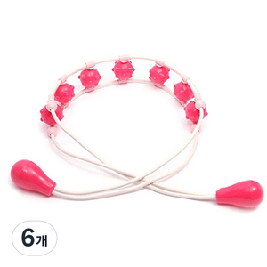 DH쇼핑 전신 줄 마사지기, 6개, 화이트핑크